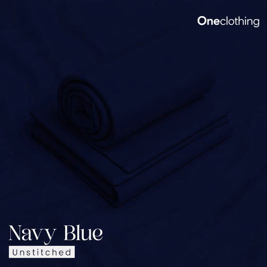 Premium Navy Blue Wash & Wear Suit