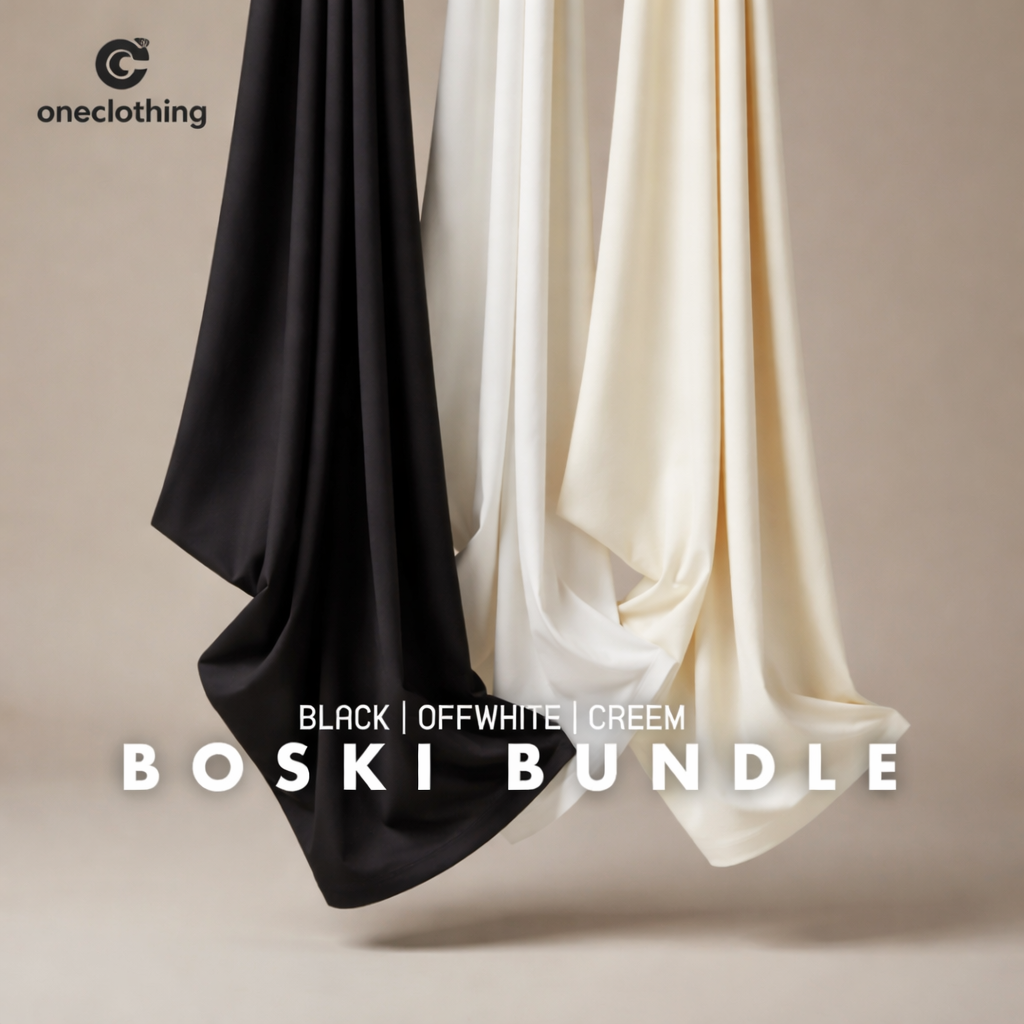 Pack off 3 Black Off white Boski