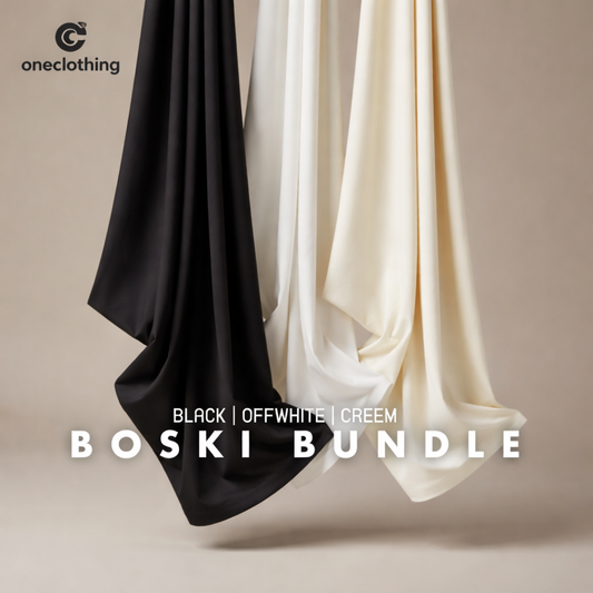 Pack off 3 Black Off white Boski