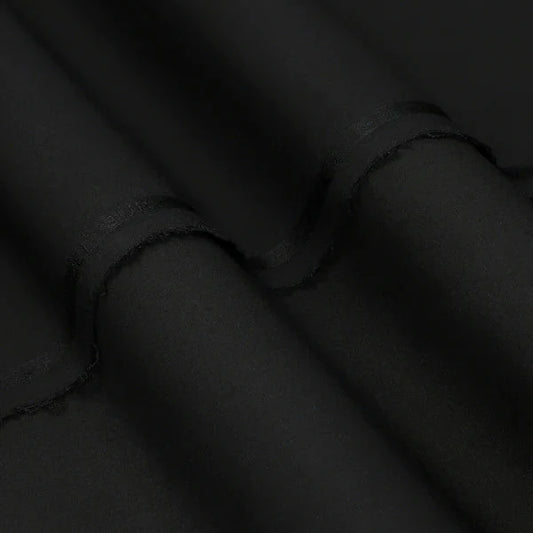 Premium Black Wash & Wear Suit