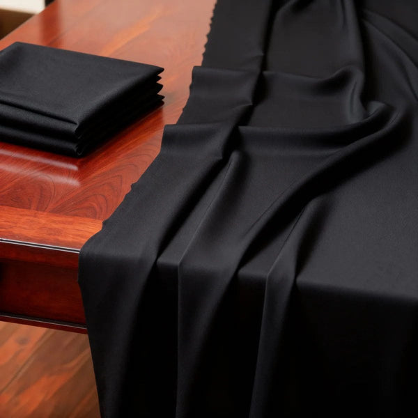 Premium Black Wash & Wear Suit